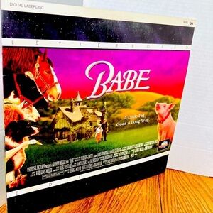 Babe 1996 Laserdisc Movie Letterbox Rated G Works MCA